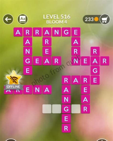 Wordscapes Level 516 Answers [ + Bonus Words ] .
